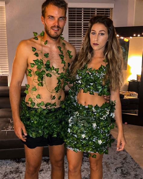 Sexy adam and eve couple halloween costume – Artofit