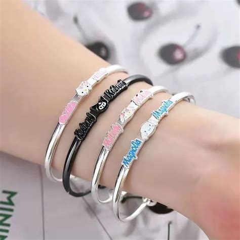 Регулируемый браслет для девочек Kawaii Kuromi | AliExpress