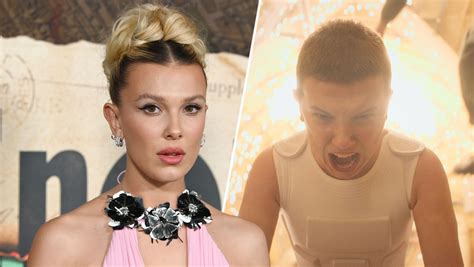 stranger  poster saison  cuanto mide millie bobby brown conoce