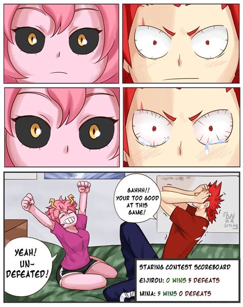 BNHA Stuff — I have a headcanon that Ashido is literally the... Chibi