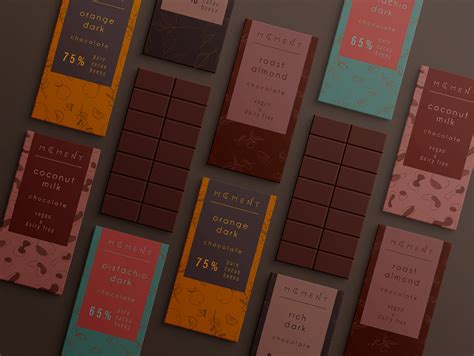 MOMENT chocolate bar on Behance