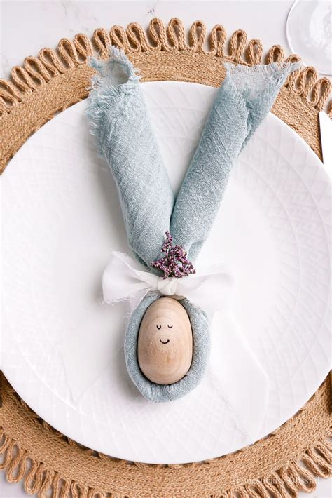 Easter Egg Bunny Napkin - Domestically Blissful