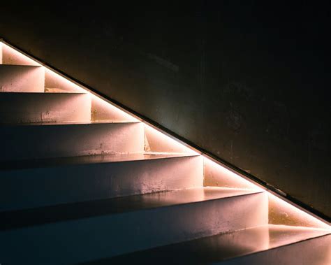 upgrade  stairs genius ways   led strip lights   stunning