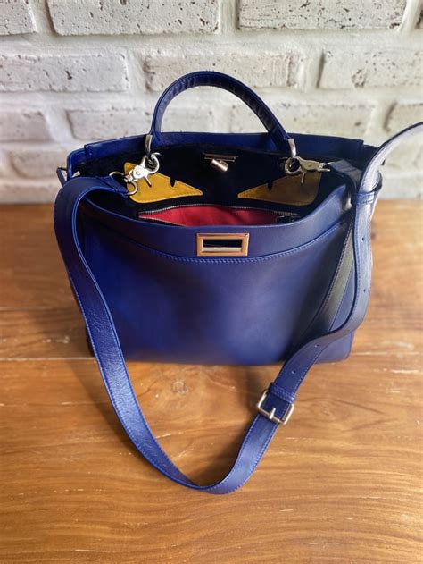 Peekaboo leather bag I made : r/sewing