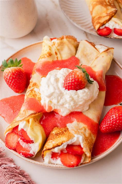 strawberry crepes everyday delicious