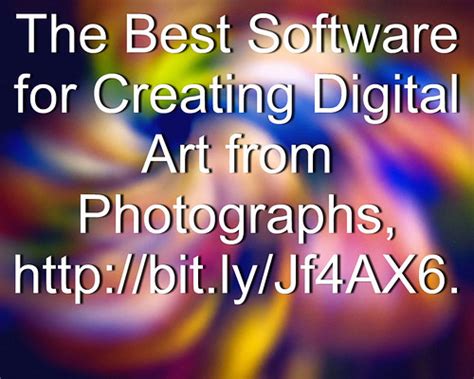 software  creating digital art  photograph flickr
