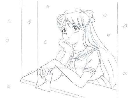 Minako lineart by Mirax-chan on DeviantArt