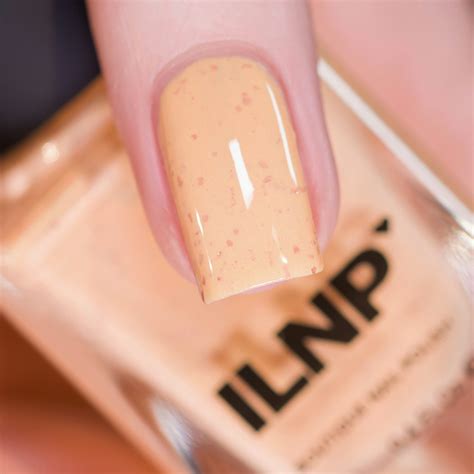 ILNP Milk Tea - Pastel Orange Speckled Nail Polish
