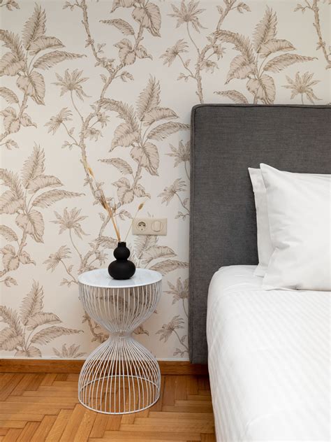 beehive apartments kipseli athens double bedroom side table – The