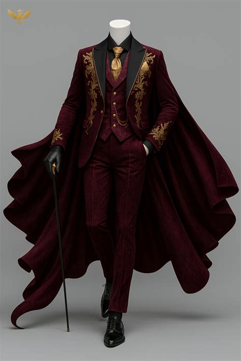 unleash   king dynamic royal outfit  men fancy suit