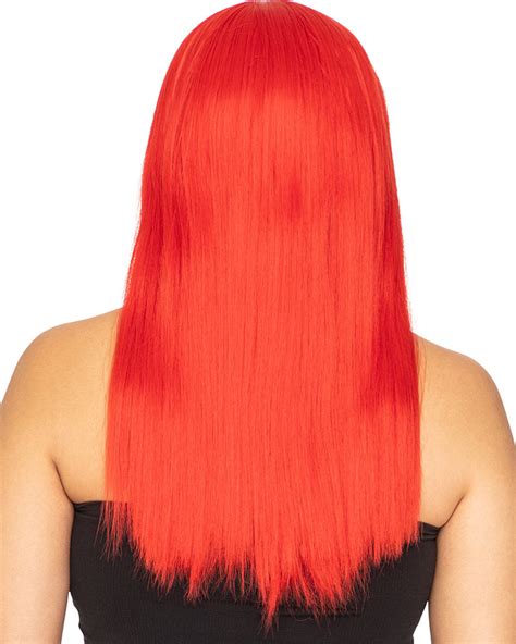 Fashion Deluxe Red Long Christmas Wig