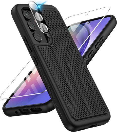 FNTCASE Hülle für Samsung Galaxy A54-5G: Stoßfest Fallschutz Handyhülle