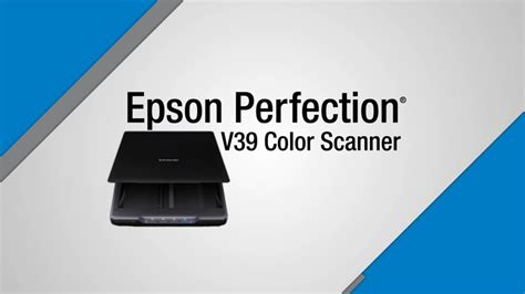 Epson Perfection V39 Advanced Flatbed Color Photo Scanner Black Epson ...