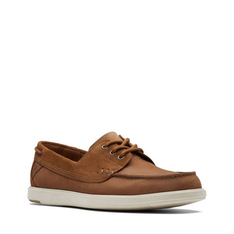 Топсайдеры Мужской Clarks коричневый, размер 41,5 Великобритания ...
