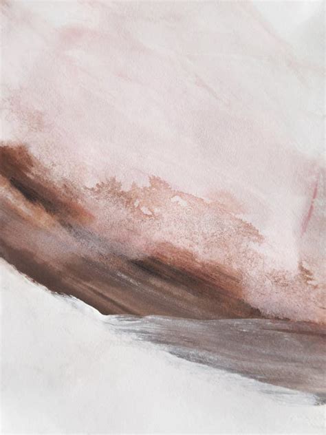 pink  brown abstract texture paint contemporary art stock