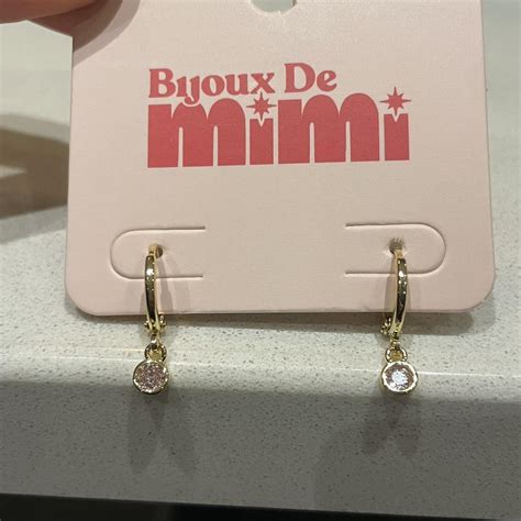 Mimi Bijoux Bijuterias E Acessórios - Bijoux de Mimi earrings in pink and silver. Molly... - Depop
