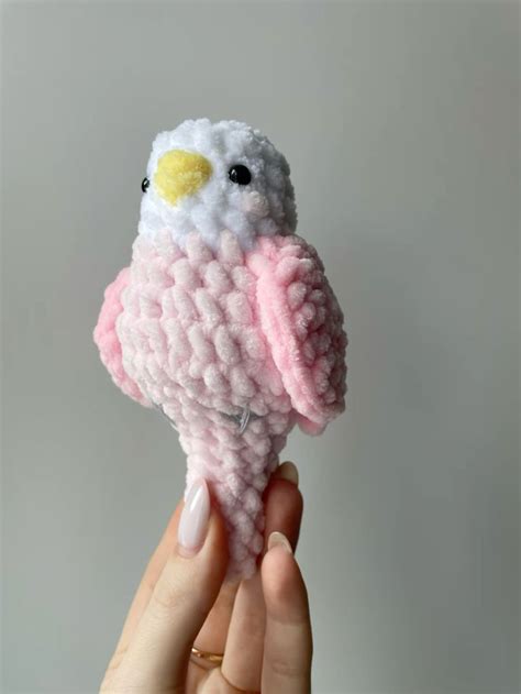 Амигуруми плюшевый попугай вязаный крючком | Crochet projects, Crochet ...