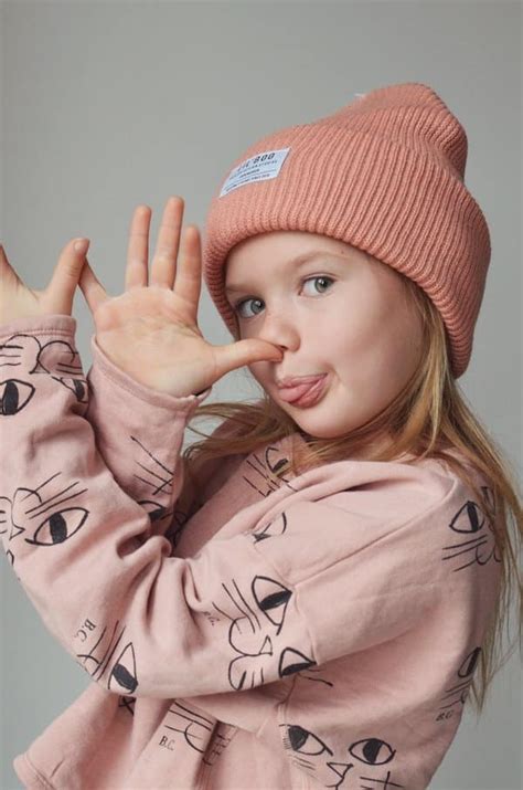 Lil' Boo beanie hygge abricot - Kind zo blij
