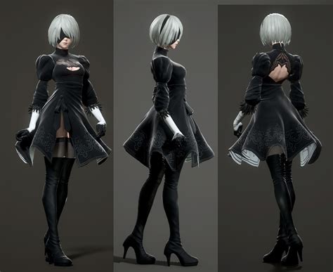 nier 2b 3d model