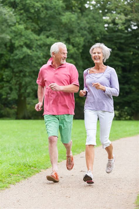 Download Running Senior Couple Wallpaper | Wallpapers.com