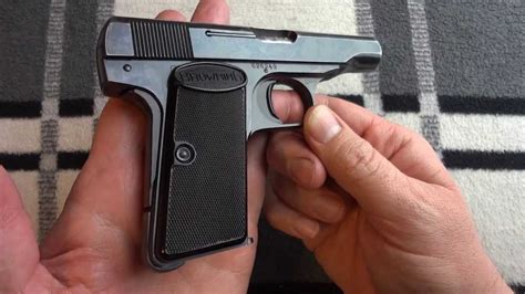 Browning Model 1955 / FN Model 1910 Plaid Review - YouTube