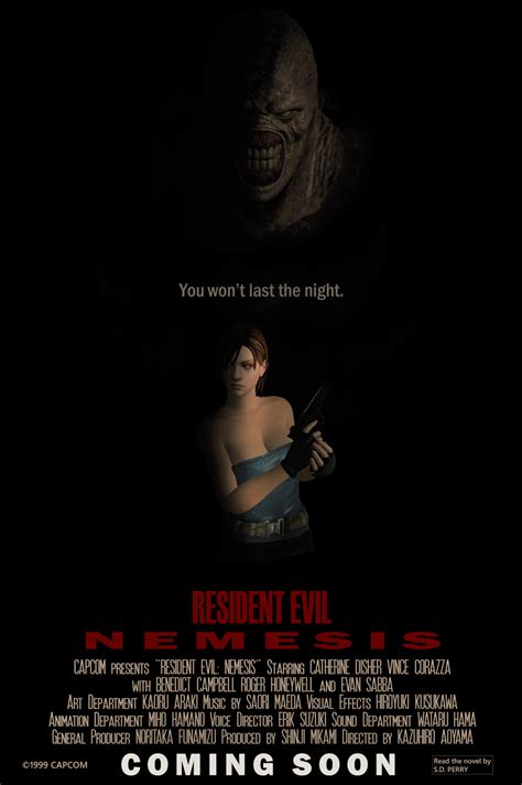 RESIDENT EVIL: NEMESIS - Movie Poster (DarkOverlord1296) : r/residentevil