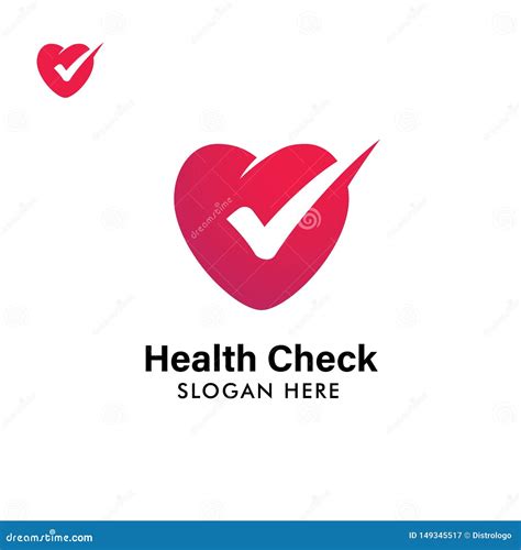 Health Logo Design Template. Health Heart Logo Illustration Template