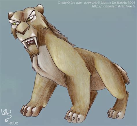 draw ice age diego