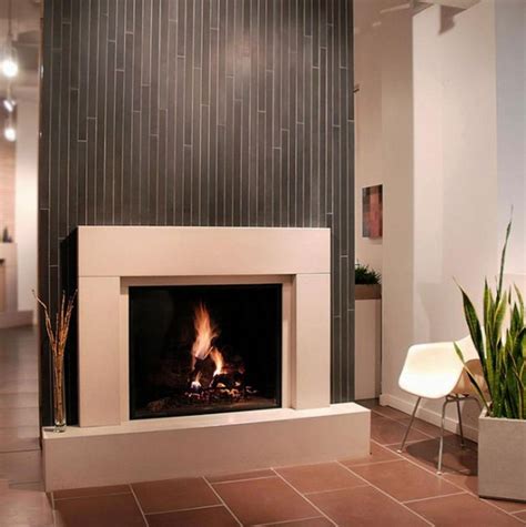 20+30+ Modern Fireplace Tile Ideas