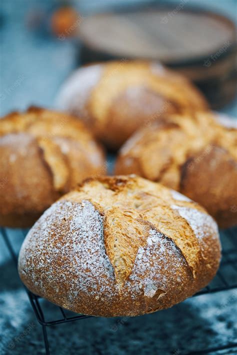 Pan de masa madre rustico grande | Foto Premium