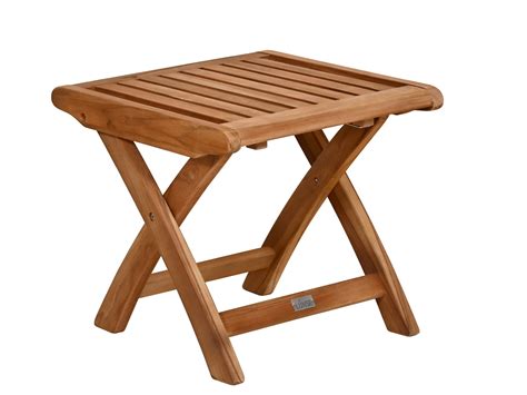 Gartenhocker Holz Teakholz San Francisco | Gartenmöbel Lünse