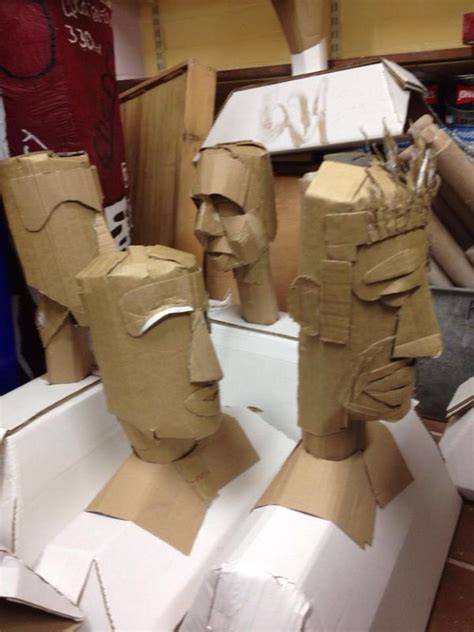 Karton kunst, Karton skulptur, Kunstideen