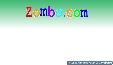 zombo.com - Another Useless Website