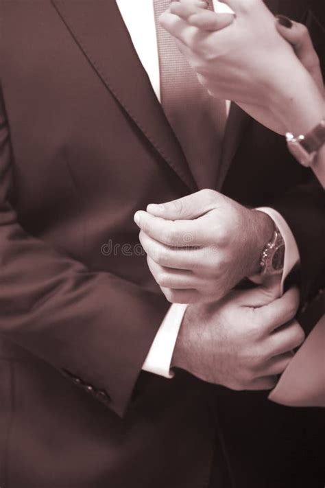 Groom in Civil Wedding Suit Stock Photo - Image of celebration ...
