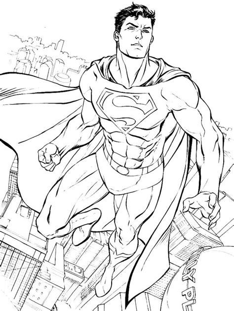 Desenho Para Colorir Do Super Homem