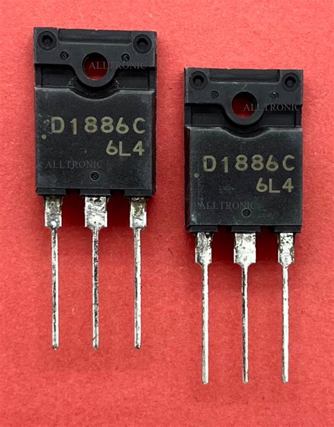 Color TV Horizontal Output Transistor 2SD1886C / D1886C TO3PML Sanyo ...