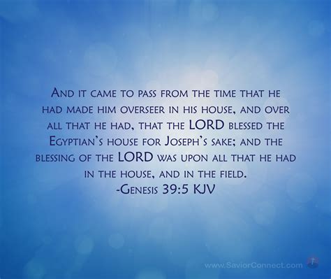 Genesis 39:5 King James Version | King james version, Kjv, Scripture images