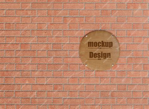 Premium PSD | Wood for exterior signage