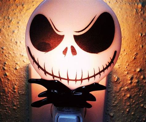 Jack Skellington Night Light | Jack skellington night light, Christmas ...
