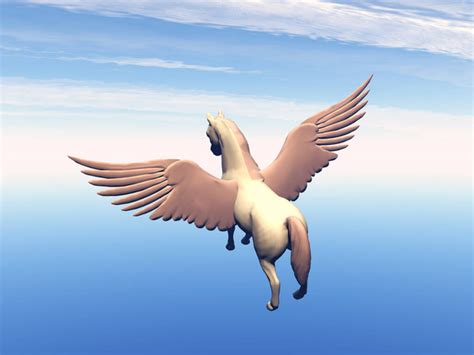 flying horse Pegasus in the sky - Photo, Image