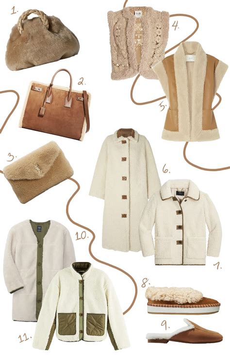 shearling sherpa finds