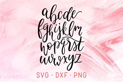 SVG Font Calligraphy Fonts SVG Font Cut File Modern | Etsy