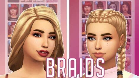 21+ Best Sims 4 Hair Braids CC & Mods (Download) 2024