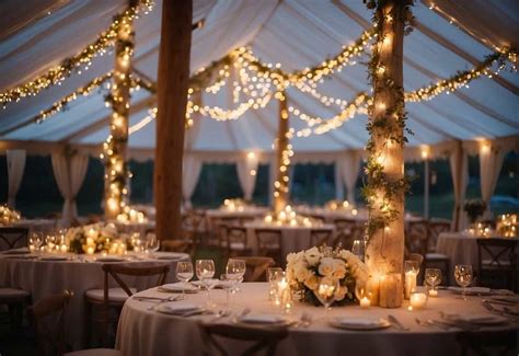 wedding tent lighting ideas illuminate  special day  style