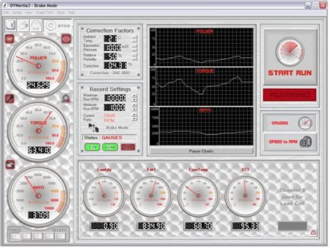 inertia brake dyno dynamometer software karts rc bike car