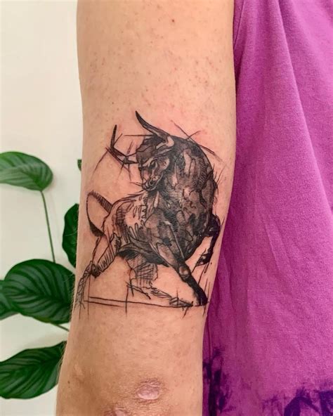 bull tattoo taurus tattoos bull tattoos arm tattoos  guys