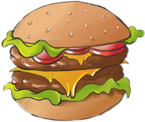 Fast Food Clipart Hamburger Png Download Full Size Clipart | Images and ...