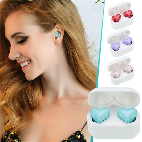 Jacenvly 2024 New Bluetooth Headphones Heart Shaped Bluetooth Earphones
