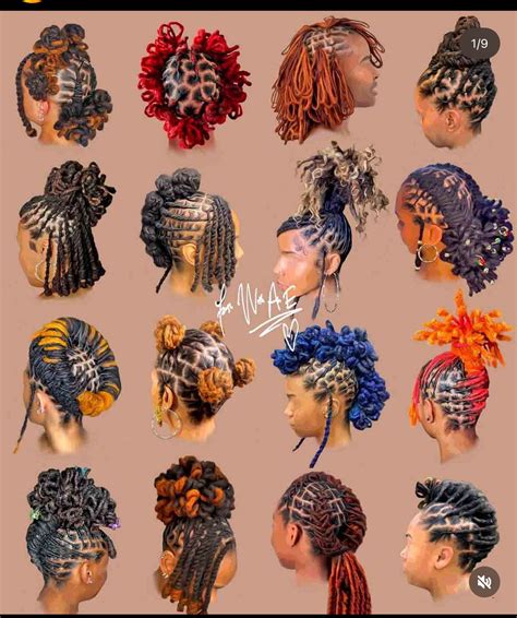 Pin by Olivia McCain on Creative LOC STYLES 😍🥹💕🙏🏾 | Short dreadlocks