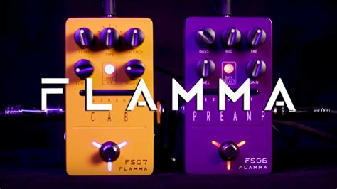 FLAMMA FS07 Stereo Cabinets Simulation Pedal Official Demo - YouTube